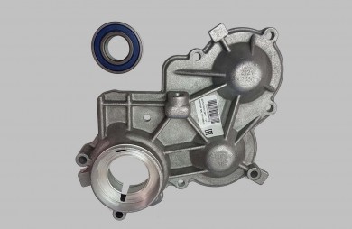 Transfer case cover rear with bearing SET