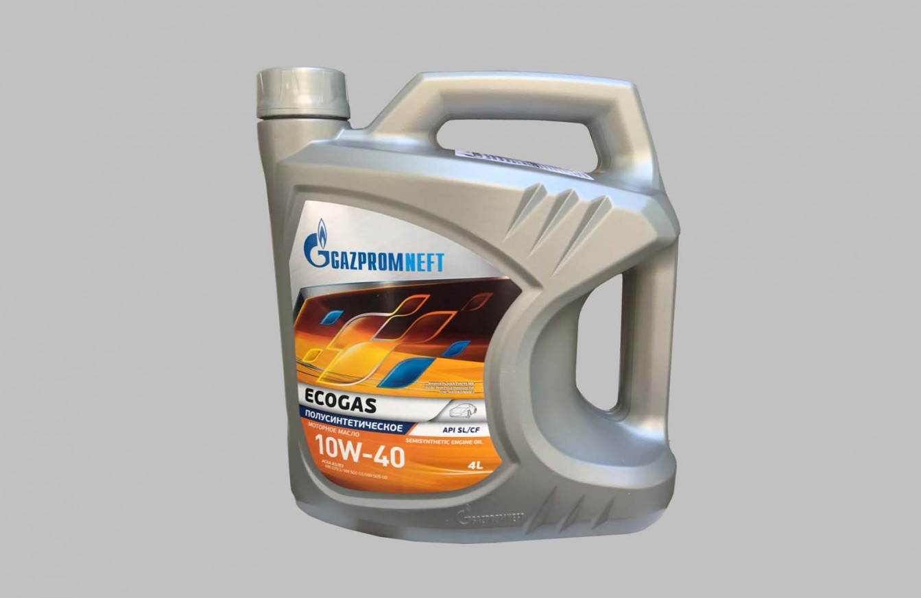 Motor Oil ECOGAS 10W-40 4L. for engines running on gas