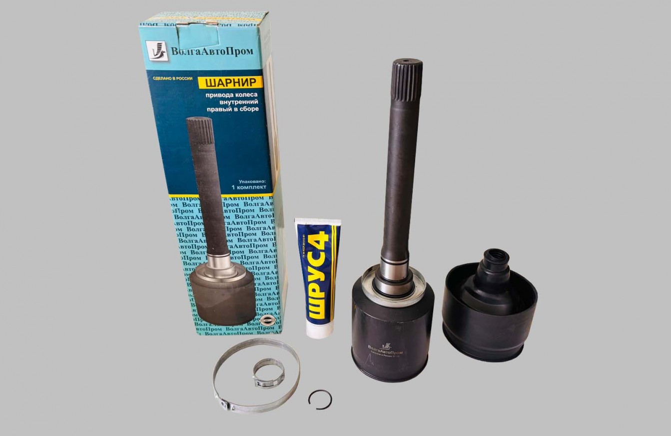 Set cutie semiosie interior dreapta 26mm cu manșon și cleme Volga Avto Prom