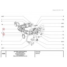 Furtunuri filtru de aer 2 buc. set