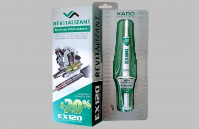 XADO Ревитализант EХ120 горивна система