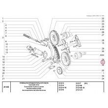 Верига ангренажна 21213 