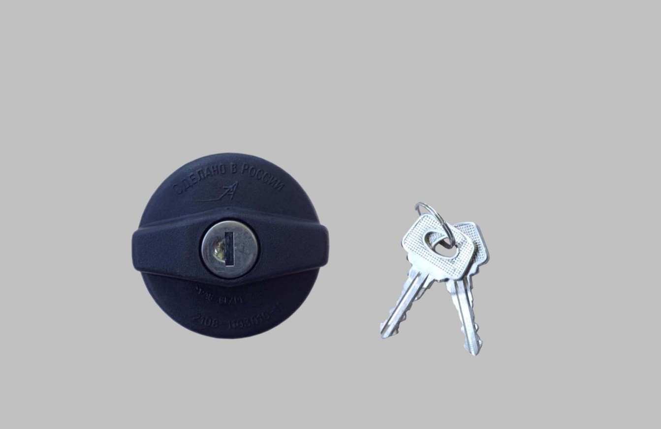 Fuel filler cap with keys