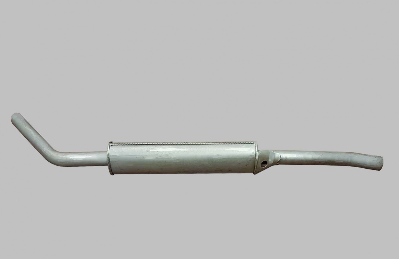 Intermediate silencer 21213 aluminium
