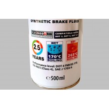 Brake Fluid DOT 4, 500 ml