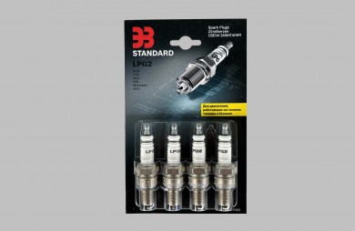 Spark plugs set for carburetor after 1988y. LPG