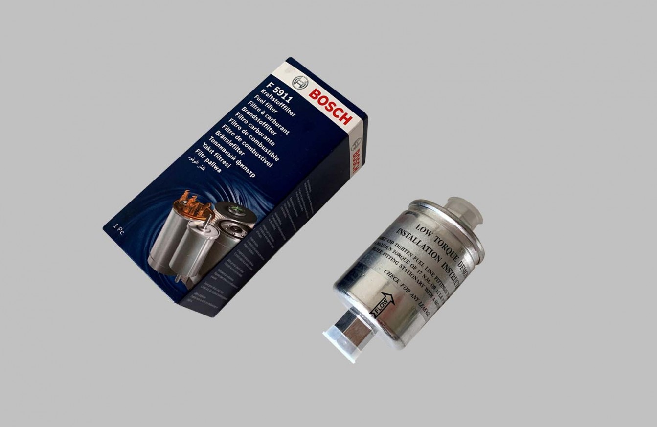 Fuel filter with screw BOSCH