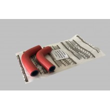 Supply and return hose heater set 21210 , red - tuning