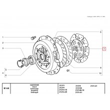 Clutch disc LADA NIVA 21213