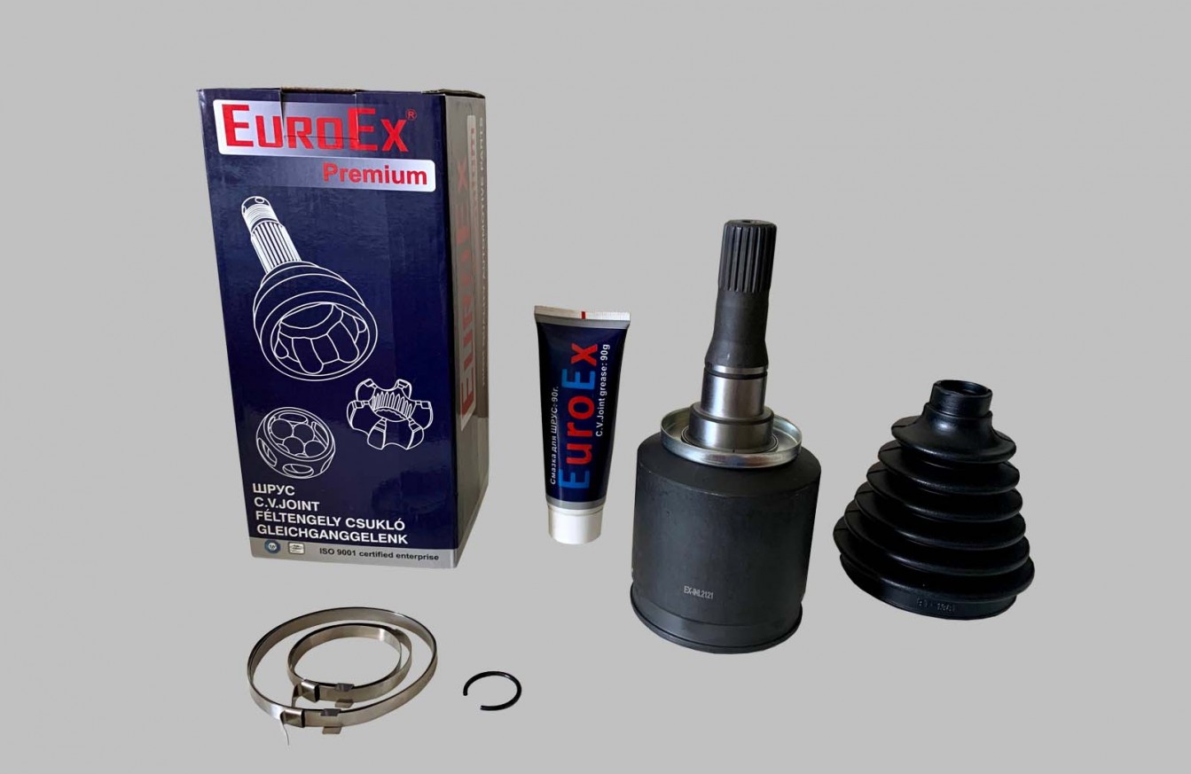 Καρέ ημιάξονο εσωτερικό αριστερά 26mm με περιτύλιγμα και αγκύλες EuroEX