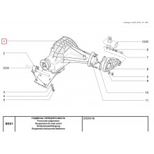 Front axle 11/43 26mm URBAN