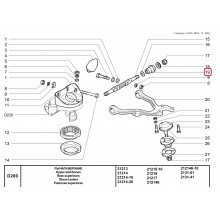 Втулки селентови 4 бр. долни (горни за 21210) комплект полиуретан 