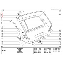 Kit repair rear door