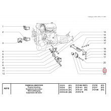 Rear bracket SET for 5-speed gear box