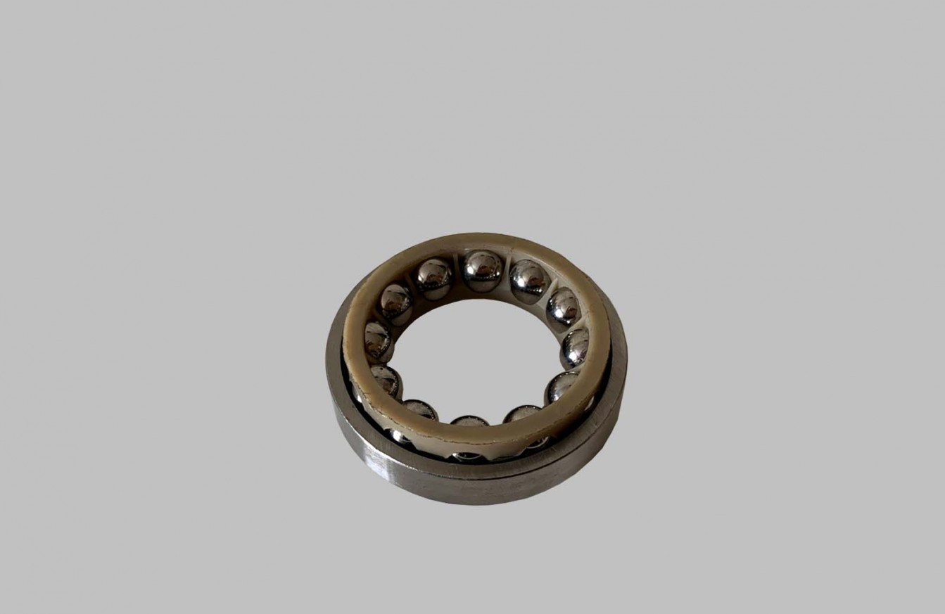 Race, upper bearing with cage and balls SET